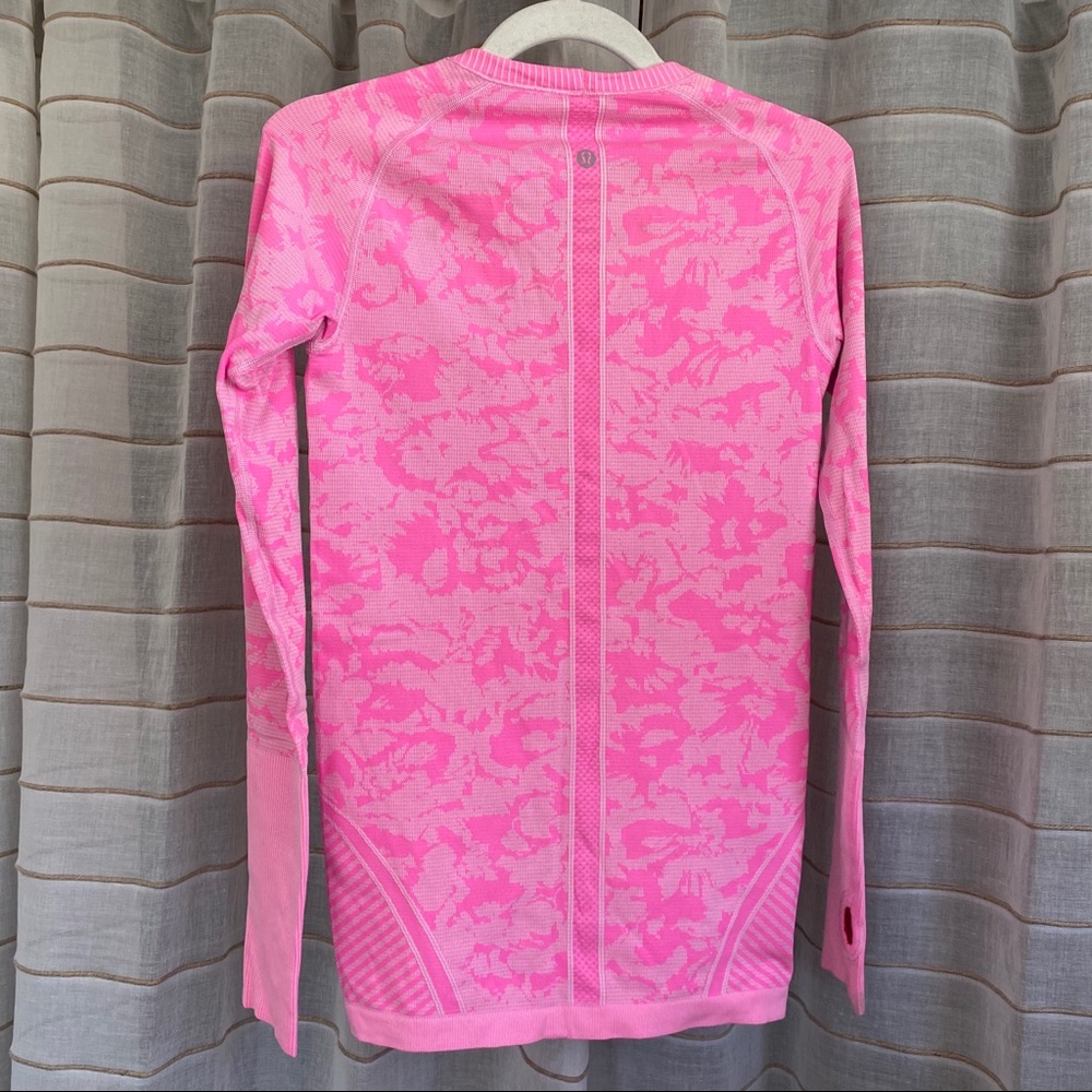 Lululemon Heathered Raspberry Glo Light Swiftly - Picture 8 of 11